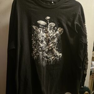 Lurking Class Black Graphic Long Sleeve Shirt